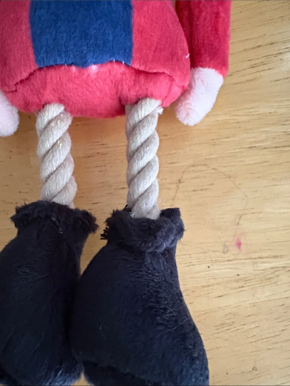 Holiday Nutcracker Plush Dog Toy - Red & Black